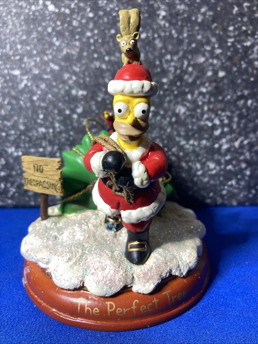 Simpsons Bradford The Perfect Tree Christmas lluminated Ornament 2004